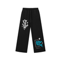 Snow Washed Raw Edge Sweatpants