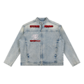 Vintage Wash Zip Denim Jacket