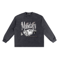 Snow Washed Frayed Edge T-Shirt
